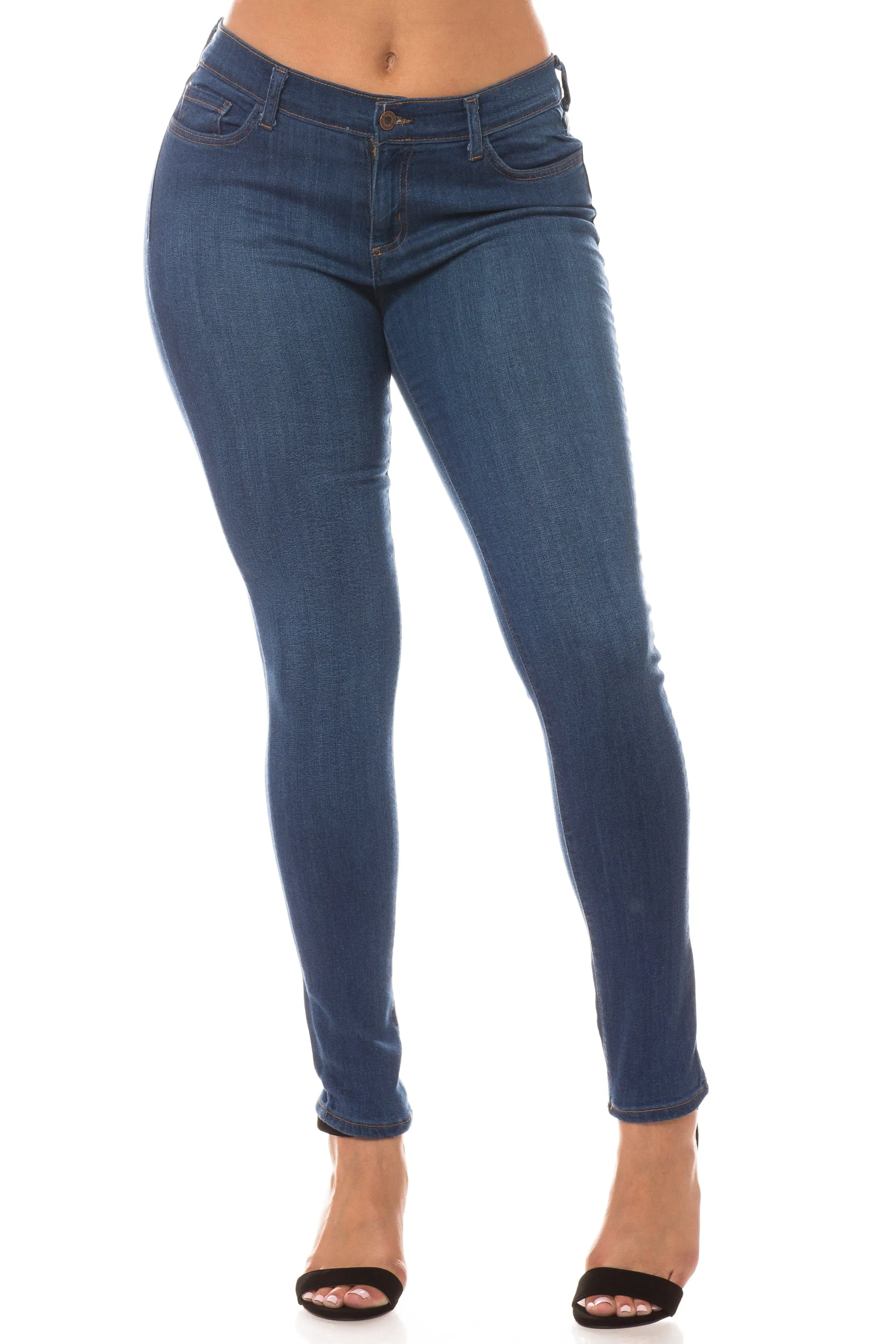 1267 Women's Mid Waisted Skinny Jeans