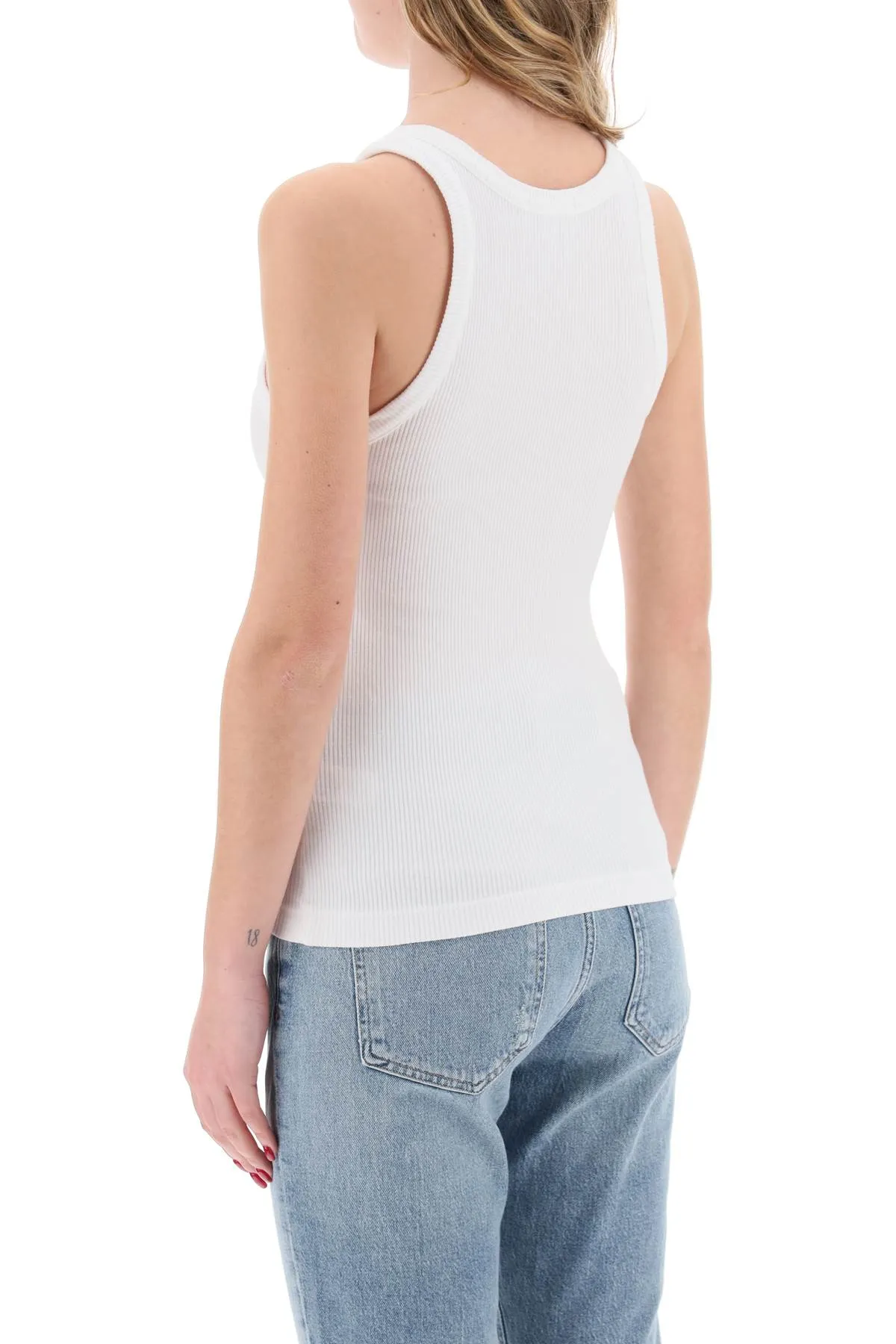 Agolde ribbed sleeveless top b