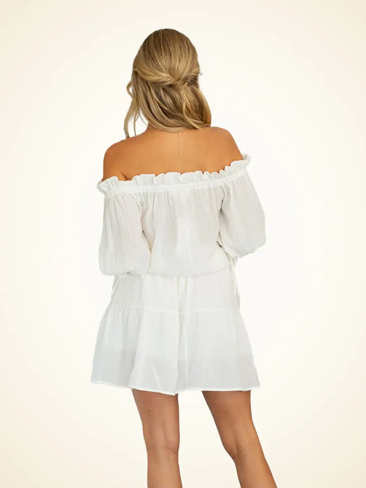 Breezy Off Shoulder Dress