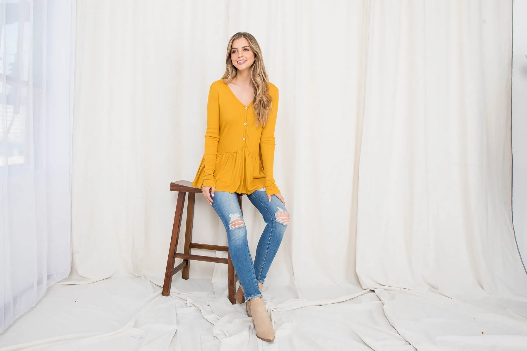 C12-B-2-AT4243 MUSTARD TOP 2-2-2