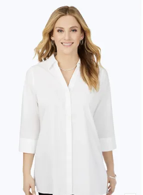 Foxcroft Pamela Essential Stretch No Iron Tunic