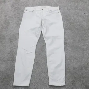 GAP Womens True Skinny Leg Jeans Mid Rise Five Pockets White Size 32