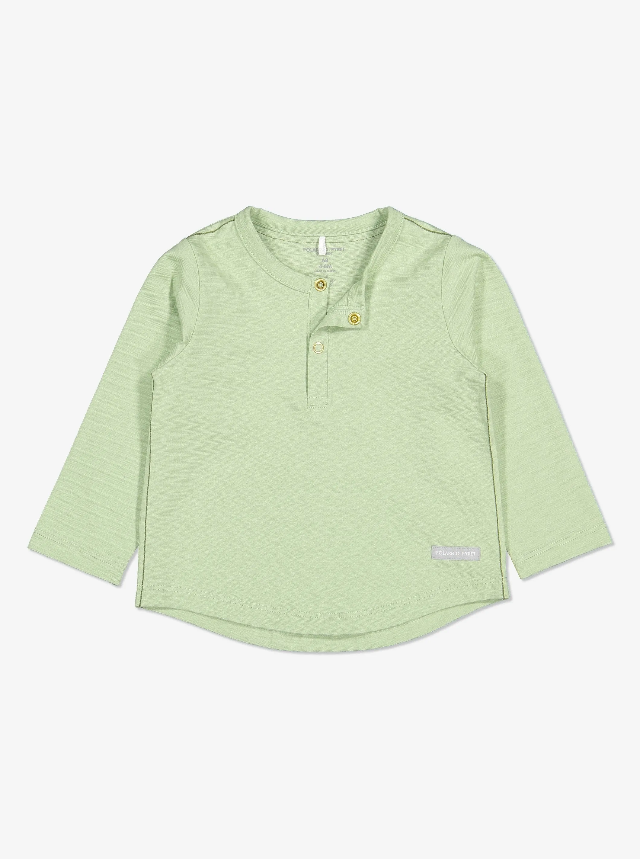 Henley Baby Top