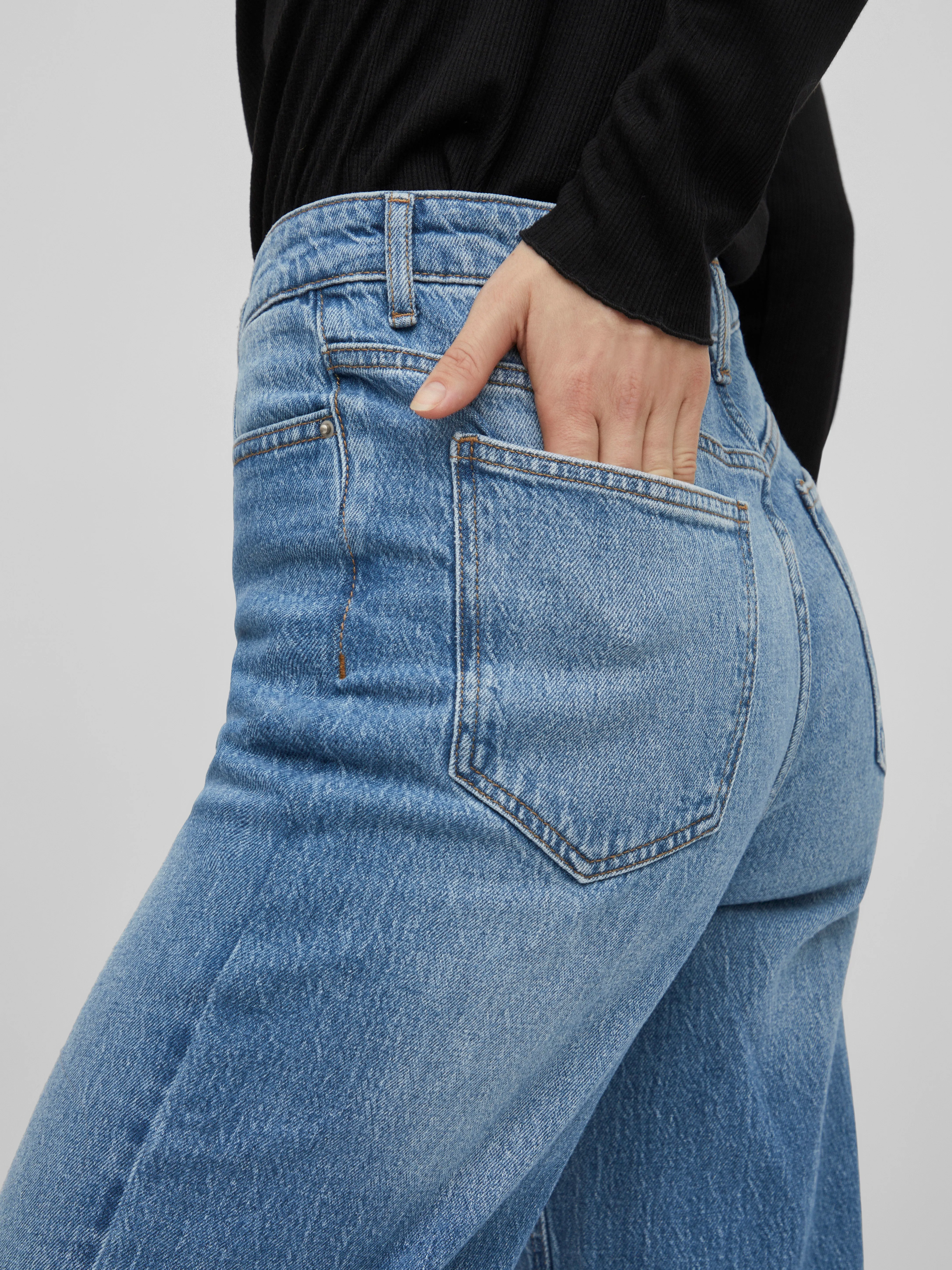 Kelly High Waist Jeans (Medium Blue)