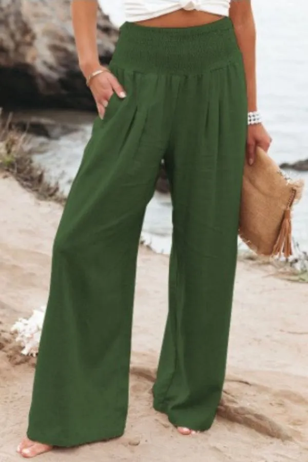 Luci - High-Waist Palazzo Trousers