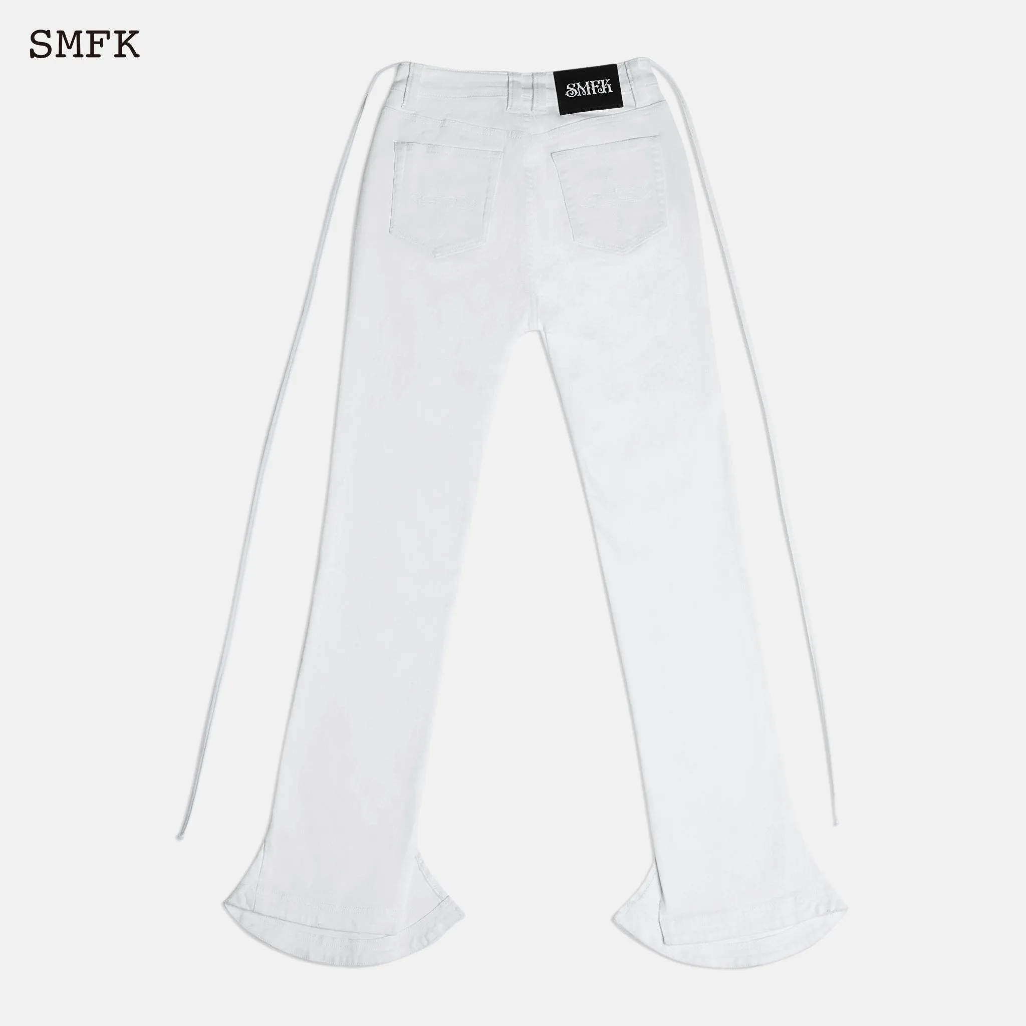 Mermaid Skinny Jeans Sky White