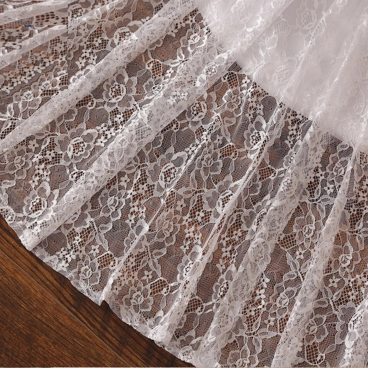 Pearled Waist All Over Lace A Line Wedding Gown All Sizes/Colors