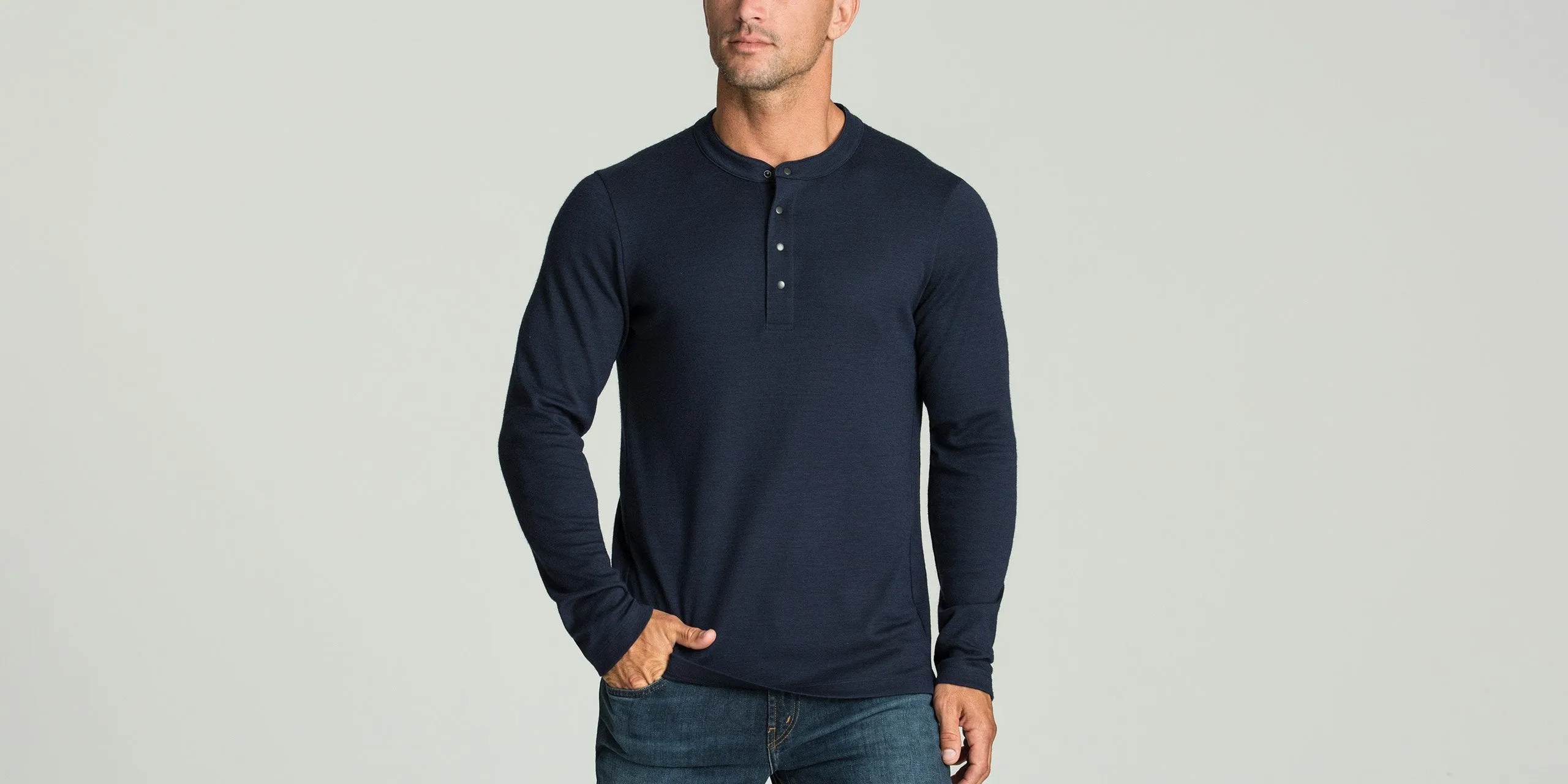 Premium Merino Henley