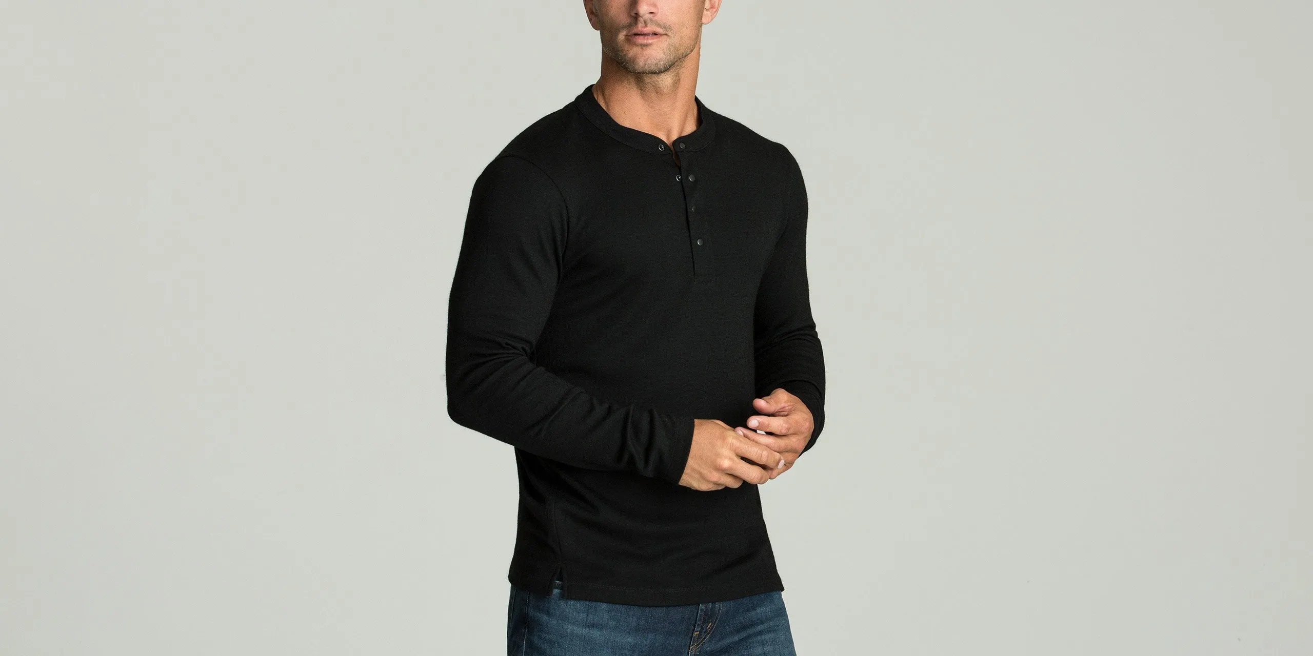 Premium Merino Henley