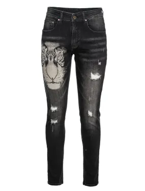 Tiger Black Skinny Jean 7570