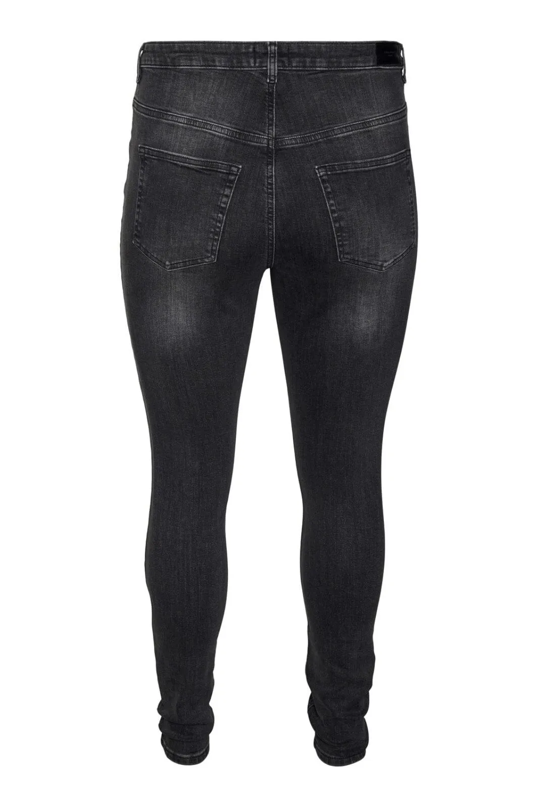 Vero Moda Curve - Vmlora Ss Bl Wash Jeans - 3464816 Black Denim