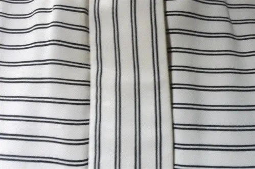 Vintage Geoffrey Beene Black and White Striped Tunic Jacket