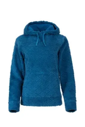 Weird Fish Ladies Suncoo Hooded Sherpa Fleece Blue