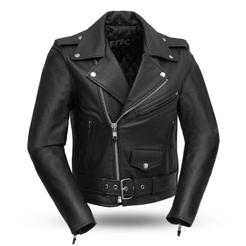 Women's Basic Motorcycle Jacket 137